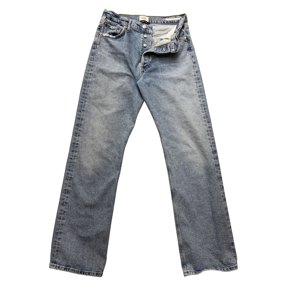 Citizens of Humanity Eva Jeans‎ Womens 29 Blue High Rise Straight Distressed